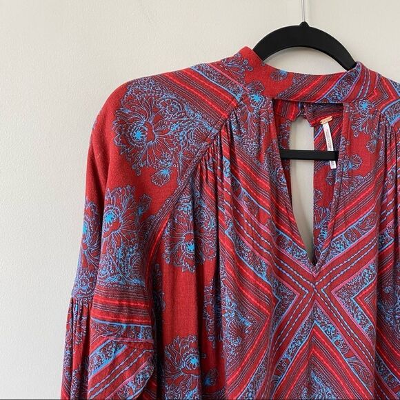 FREE People-Walking On A Dream Boho Tunic Blouse - Picture 4 of 11